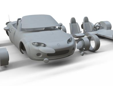 Mazda MX 5 3rd Gen Rc & scale car