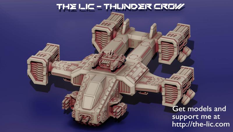 THE LIC HN - Thunder Crow Gunship