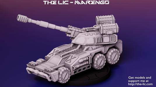 The LIC - Marengo Artillery Support Vehicle
