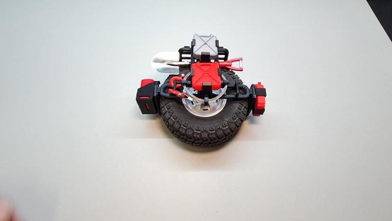 RC car offroad rack