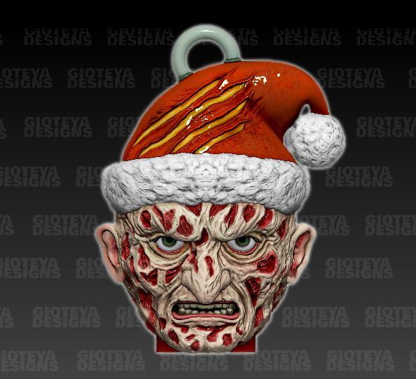 Xmas Horror Ornaments Nightmare on Elm Street