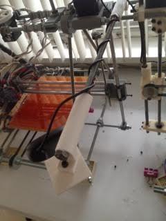 WebCam holder for RepRap 3D printer for Logitech C270 