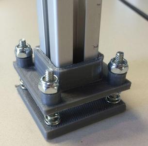 Spring Foot 20mm X 20mm 80/20 aluminum