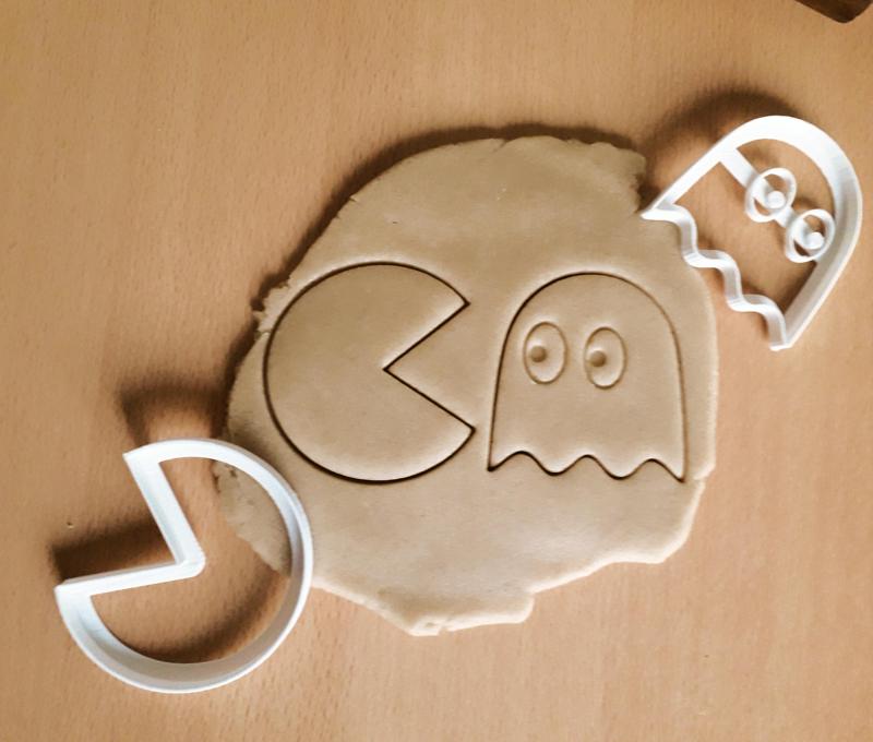 Pacman cookie cutter videogame - パックマン - Pakku man - Ghost