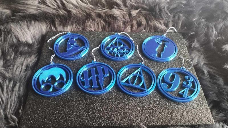 Ornamentos harry potter set de 8