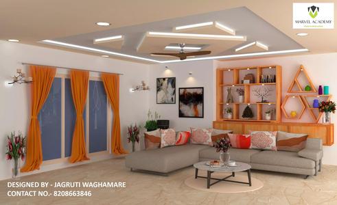 Hall interior 3d design