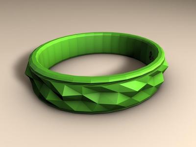 LowPoly Spike Bracelet v1 (signed) - VisualBoy 
