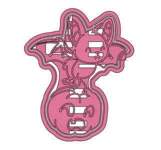 Cookie cutters -murcielago halloween-.