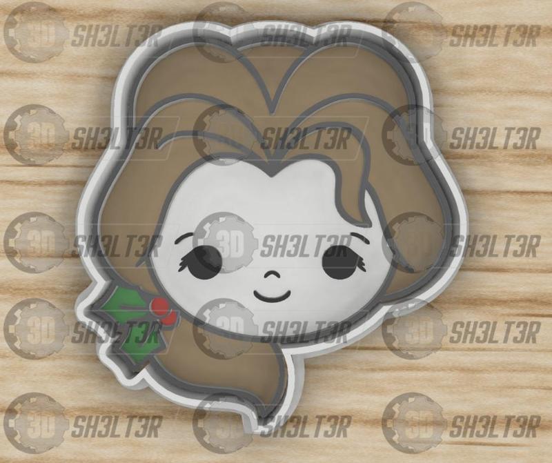 Bella Tsum Tsum Cookie Cutter (Christmas)