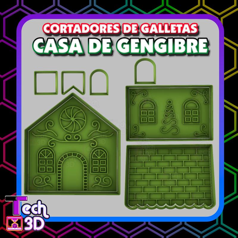 GINGERBREAD HOUSE COOKIE CUTTER / GINGERBREAD HOUSE COOKIE CUTTER