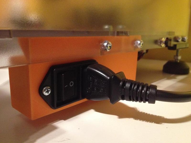 Vertex K8400 power switch housing