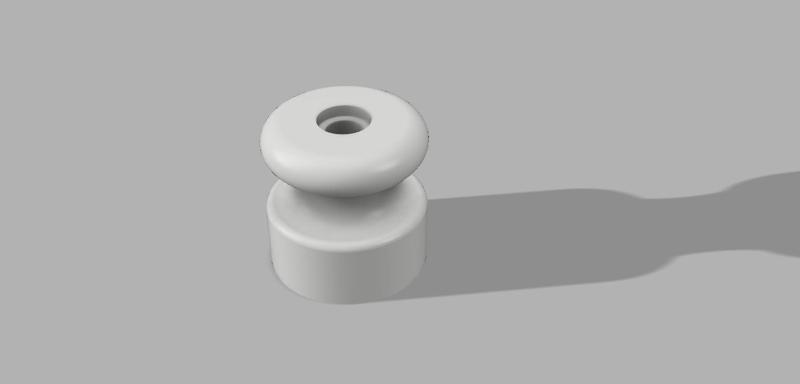 Ceramic Insulator for High-Voltage Applications | 3D Printable Electrical Spacer