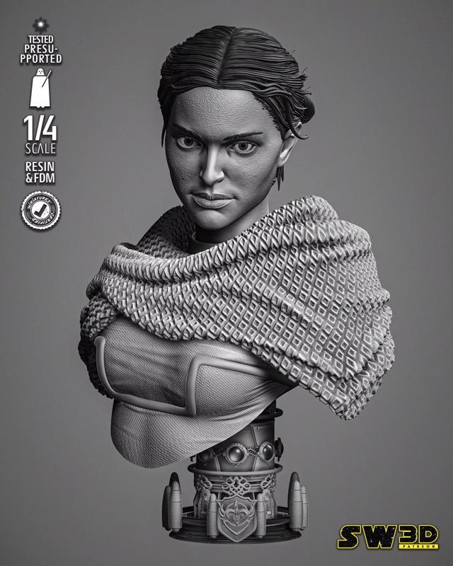STAR WARS Padme Portrait Bust