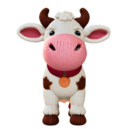 Adorable Farm Cow Figurine