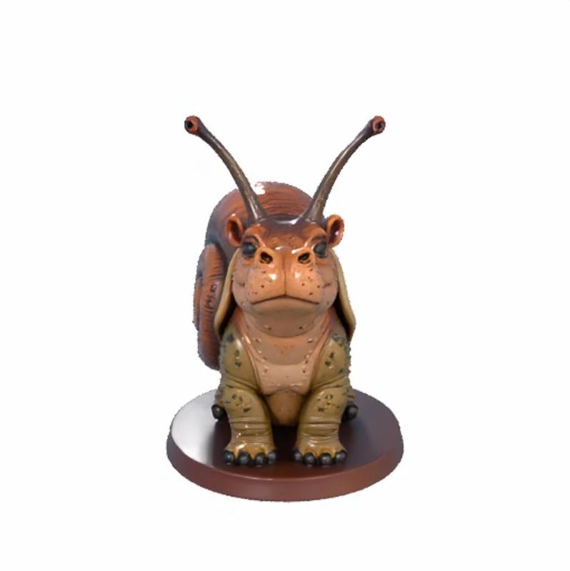 Snailasaur - 3D Printable Snail-Dinosaur Hybrid