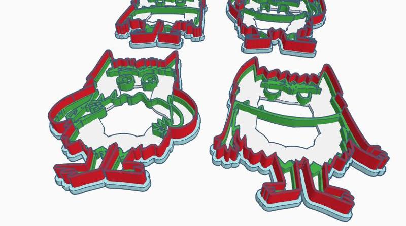 cookie cutter emotion monsters