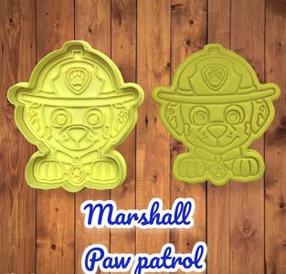 Marshall Paw Patrol cookie cutter / Cortador de galleta de Marshall