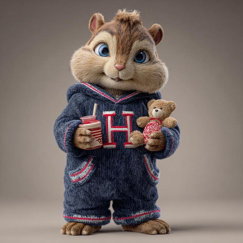 🧸🐻 Theodore Sweetheart – Cuddly Chipmunk Collector's Edition (One-Piece STL)