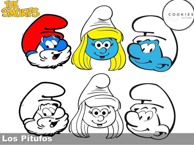 Smurf Cookie Cutter Set