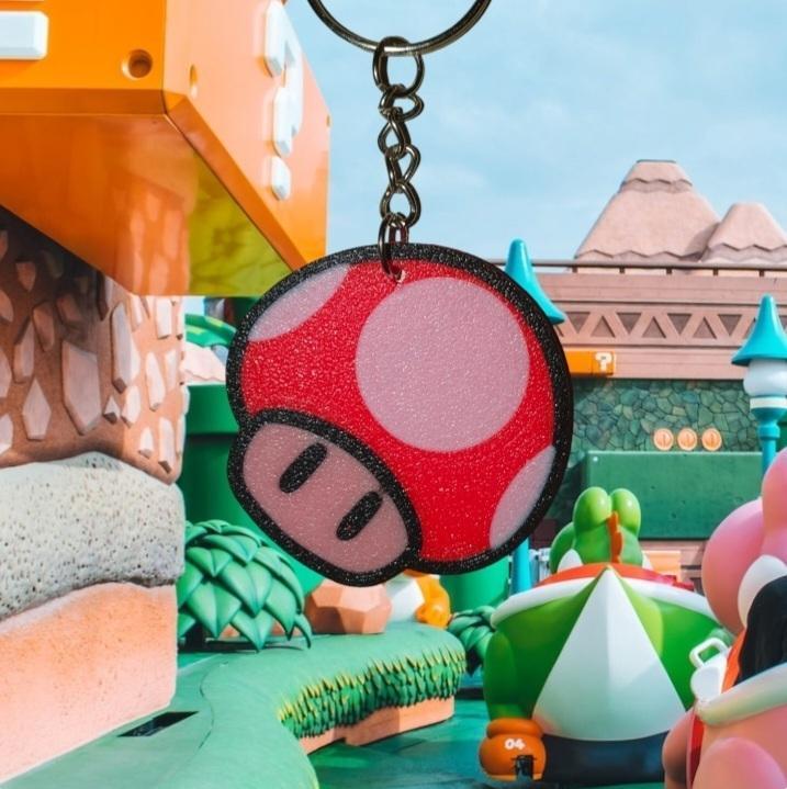 Super Mario Keychain 4colors