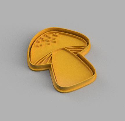 Mushroom cookie cutter