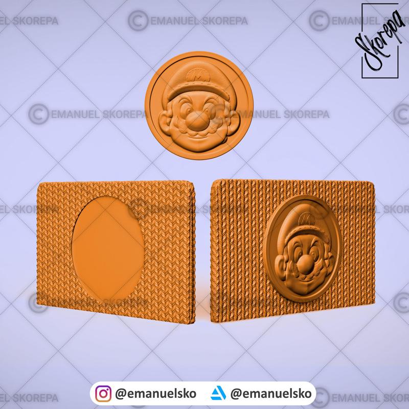 NINTENDO SWITCH MARIO DOCK COVER- CLASSIC AND OLED VERSION