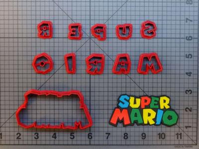 COOKIE CUTTER COOKIE CUTTER SUPER MARIO BROS LOGO