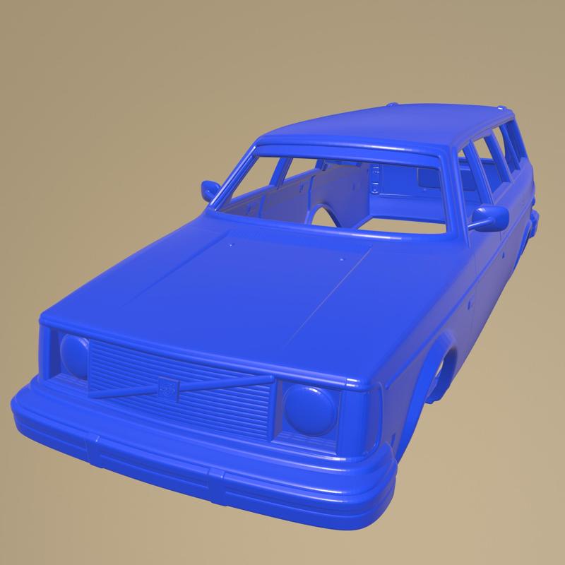 VOLVO 245 WAGON 1975 PRINTABLE CAR BODY