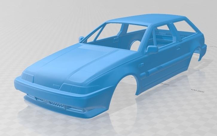 Volvo 480 1986 Printable Body Car