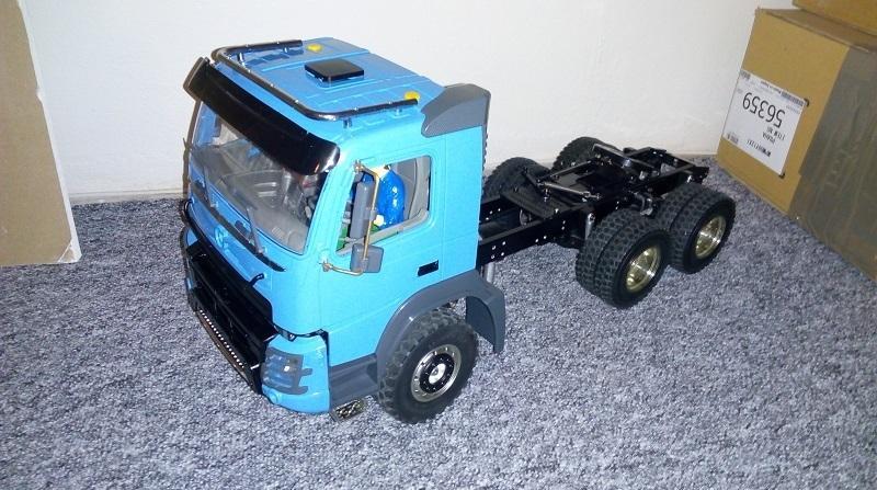 Tamiya truck 6x4 to Volvo Armageddon conversion kit
