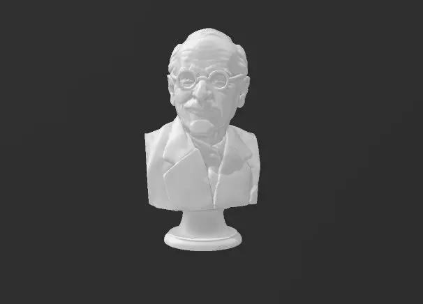 Gustav Jung Bust 3d printing