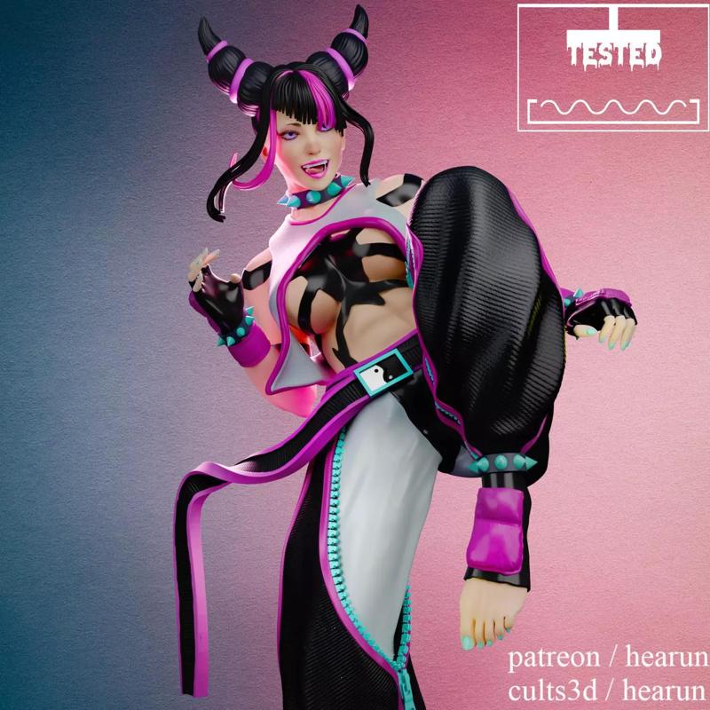 Juri Han Street Fighter Tested and Ready for Printing