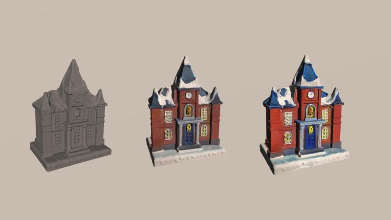 christmas village house 2 village de noel maison 2