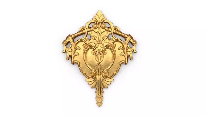 Classic carved decor ornament 482