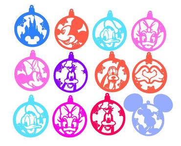 Christmas Spheres Pack Disney