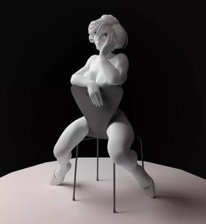 girl on chair