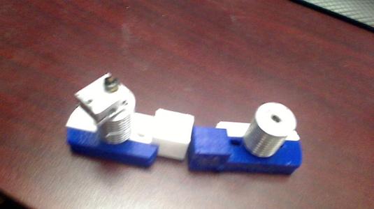 Bull Dog Extruder Adapter E3D V6 with Probe