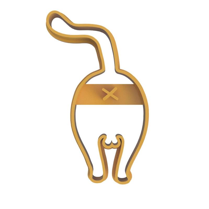 **New** Fat Cat Butt Cookie Cutter (Commercial Version)