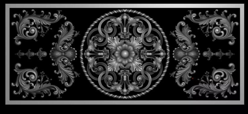 3D model ornate pattern