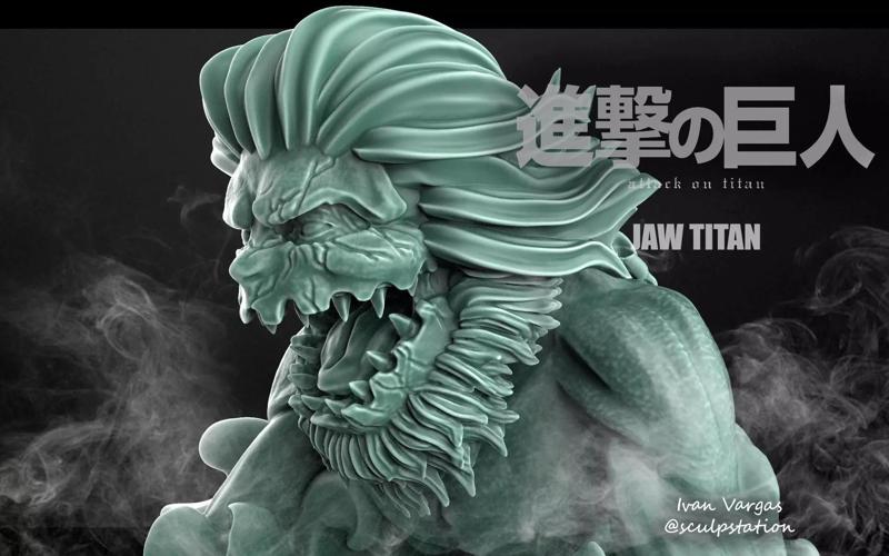 Jaw Titan Galliard  Atack on Titan  Shingeki no Kyojin