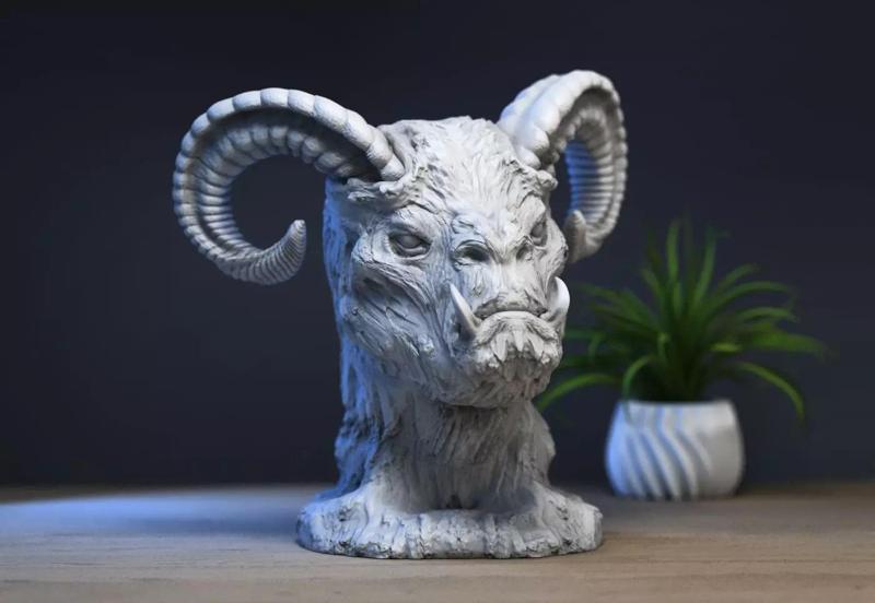 Lucifer demon beast Lucifer bust Perfect Gamer Gift