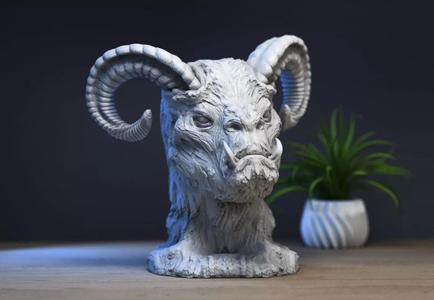 Lucifer demon beast Lucifer bust Perfect Gamer Gift