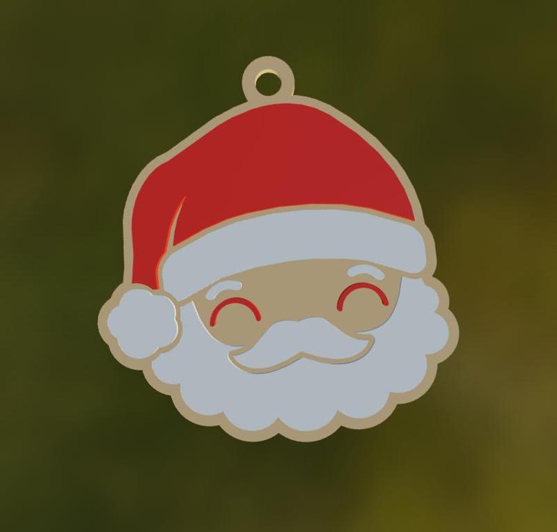 Santa Christmas Ornaments