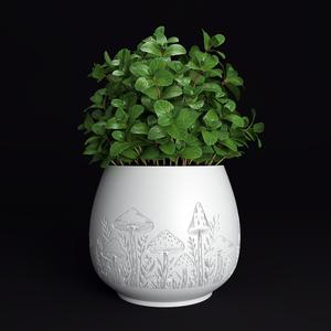Enchanting Mushroom Forest Planter - 3D Print STL Files