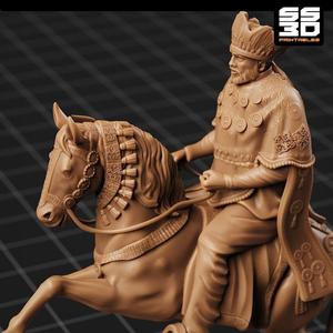 Menelik 2 EMPEROR OF ETHIYOPIA 3D print model