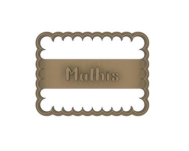 Cookie cutters small Butter name Mathis
