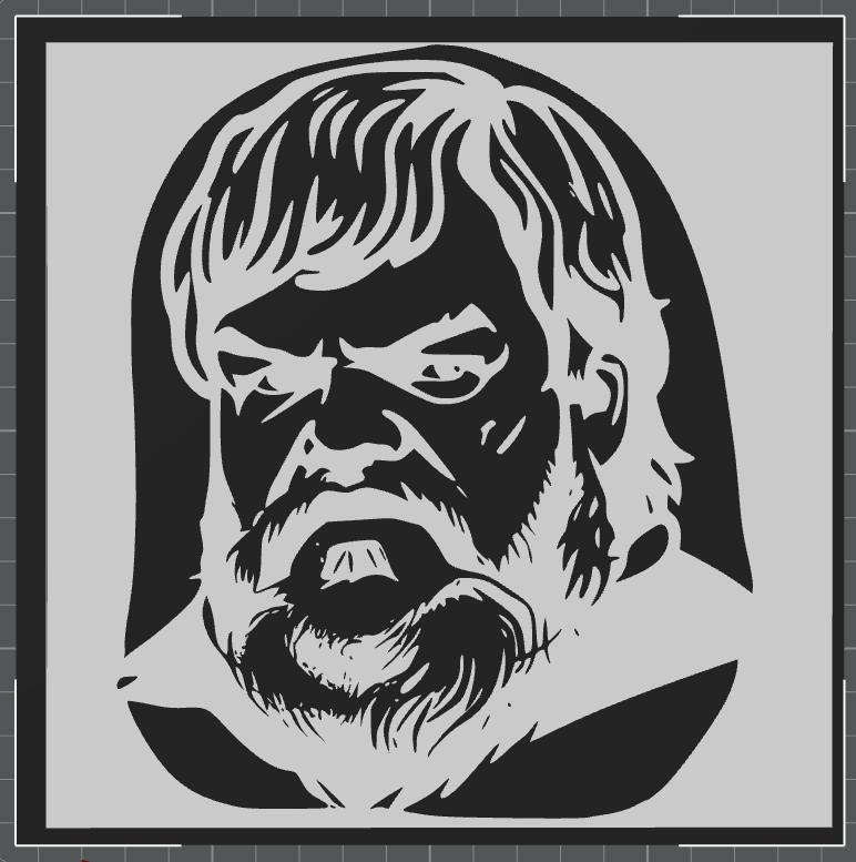 art wall/picture on the wall  Game Thrones Hodor Wylis           |