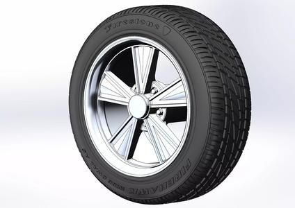 Custom wheels Vision Wheels Dazzler for your scale model