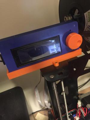 LCD2004 case holder - P3steel