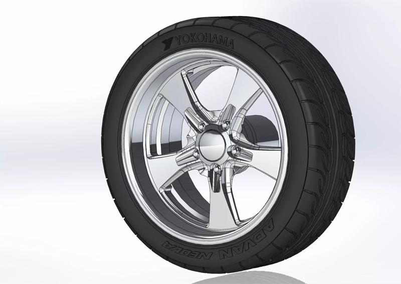 Custom wheels Budnik G5 for scale model